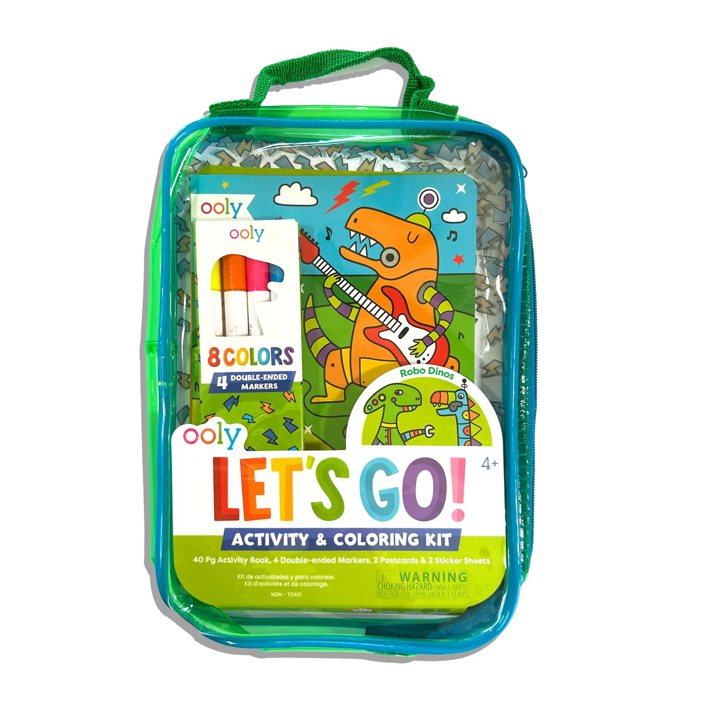 Robo Dinos Coloring Activity Kit Lets Go Dinosaur IAR26