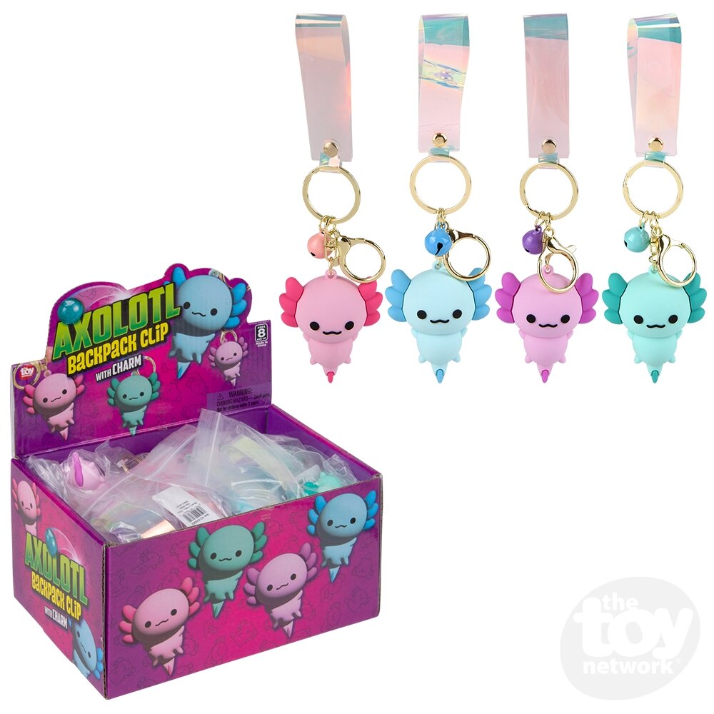 Axolotl Keychain Wristlet TNR26