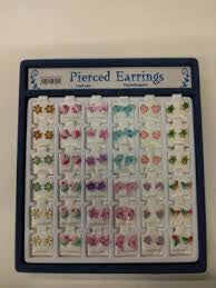 25 Pierced Earrings Asst