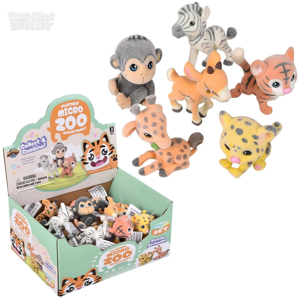 Zoo Fuzzy Flocked Micro 01 Fidget TNR26