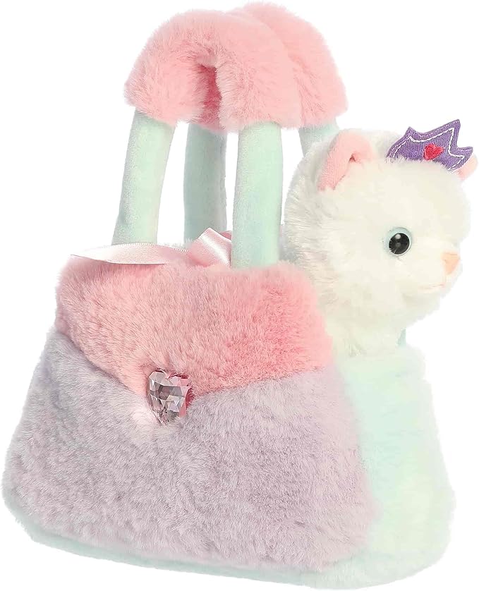 Kitty Princess Purse Aqua Purple AA26