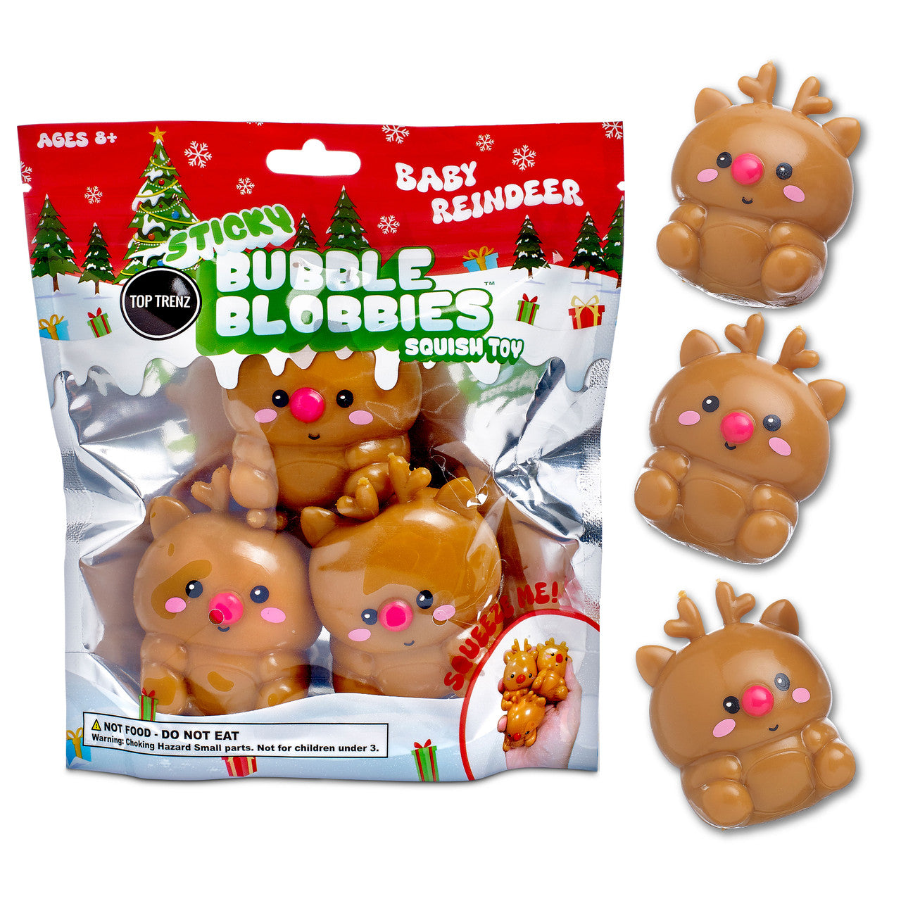 Reindeer Crew Sticky Blobbies Fidget - TTZ - 26