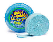 Blue Rasp Hubba Bubba Gum Candy GPJ26