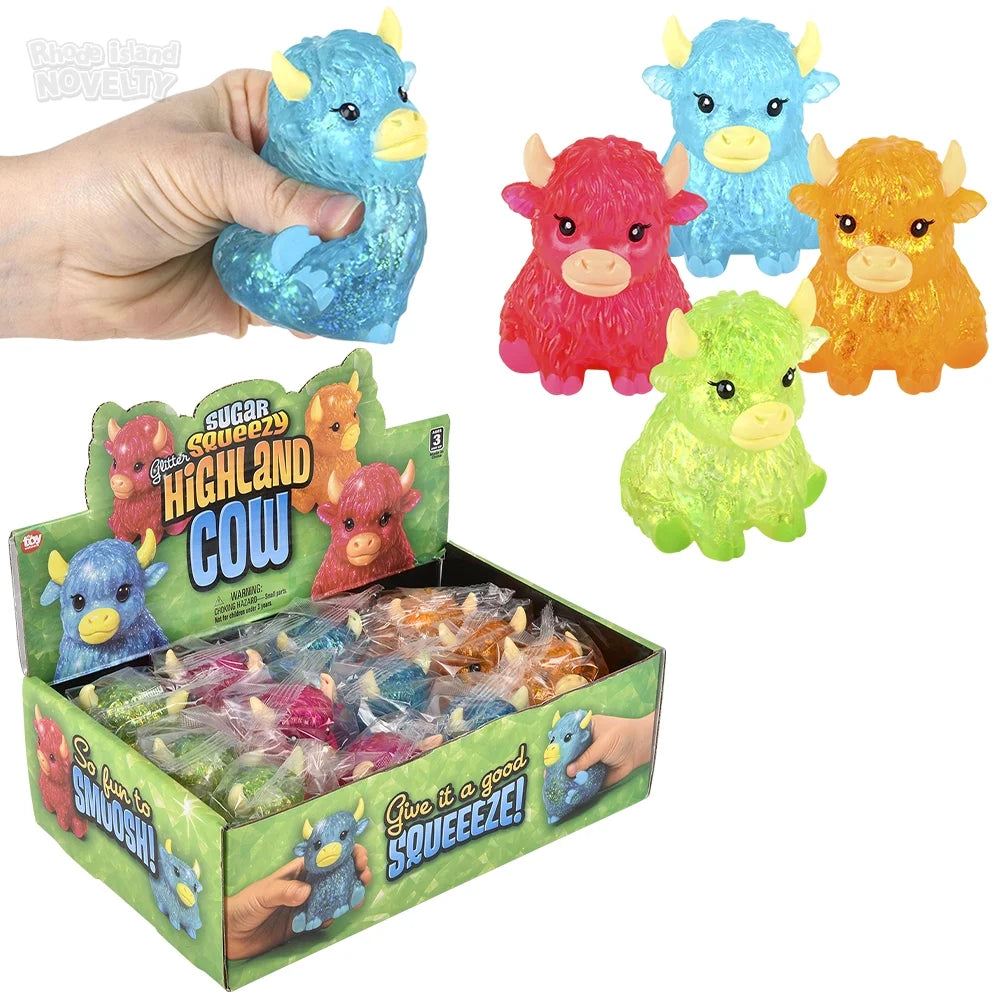 Highland Cow Sugar Squeezy Fidget TNR26