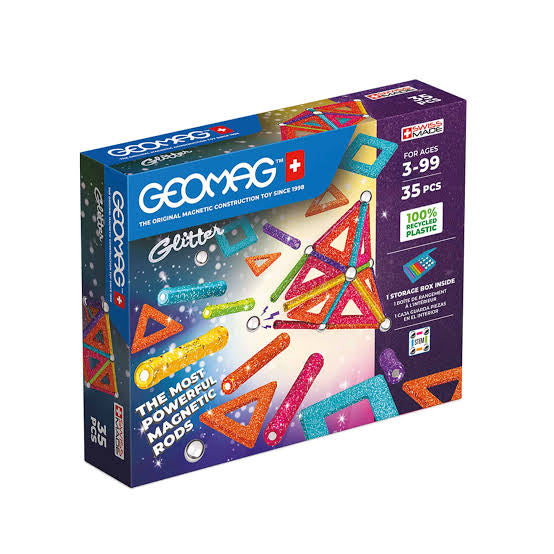Glitter GeoMag Rods 22pcs GMG25