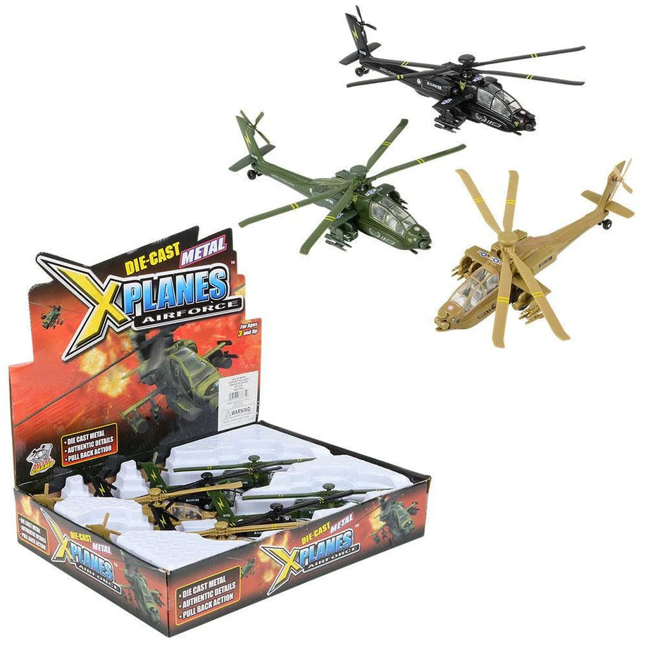 Apache Helicopter Diecast TNR26