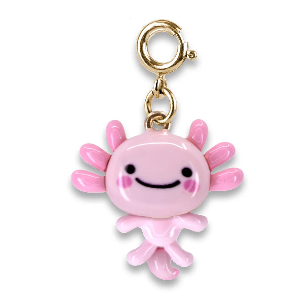 Axolotl Gold Swivel Charm HGT26