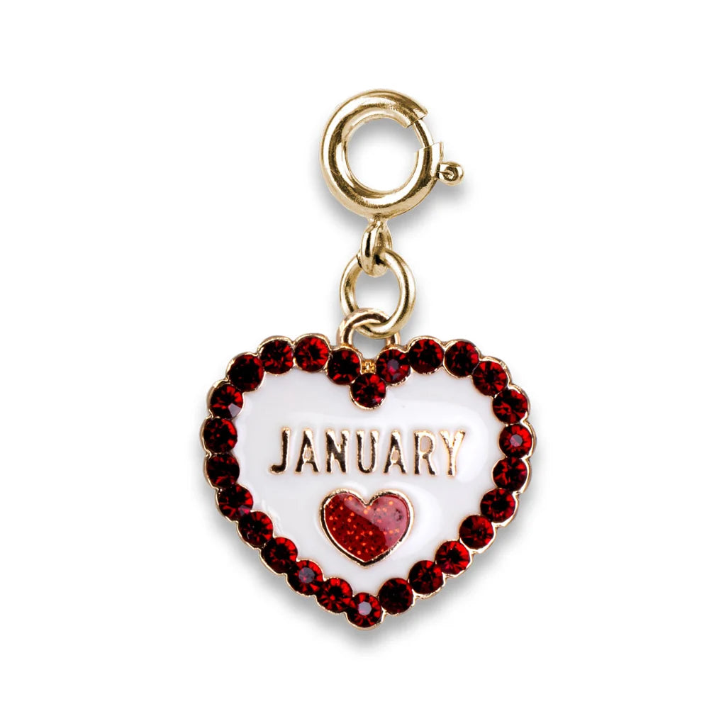 January Gold Charm HGT26