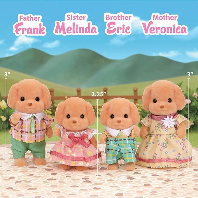 Toy Poodle Family Calico Critters IC26