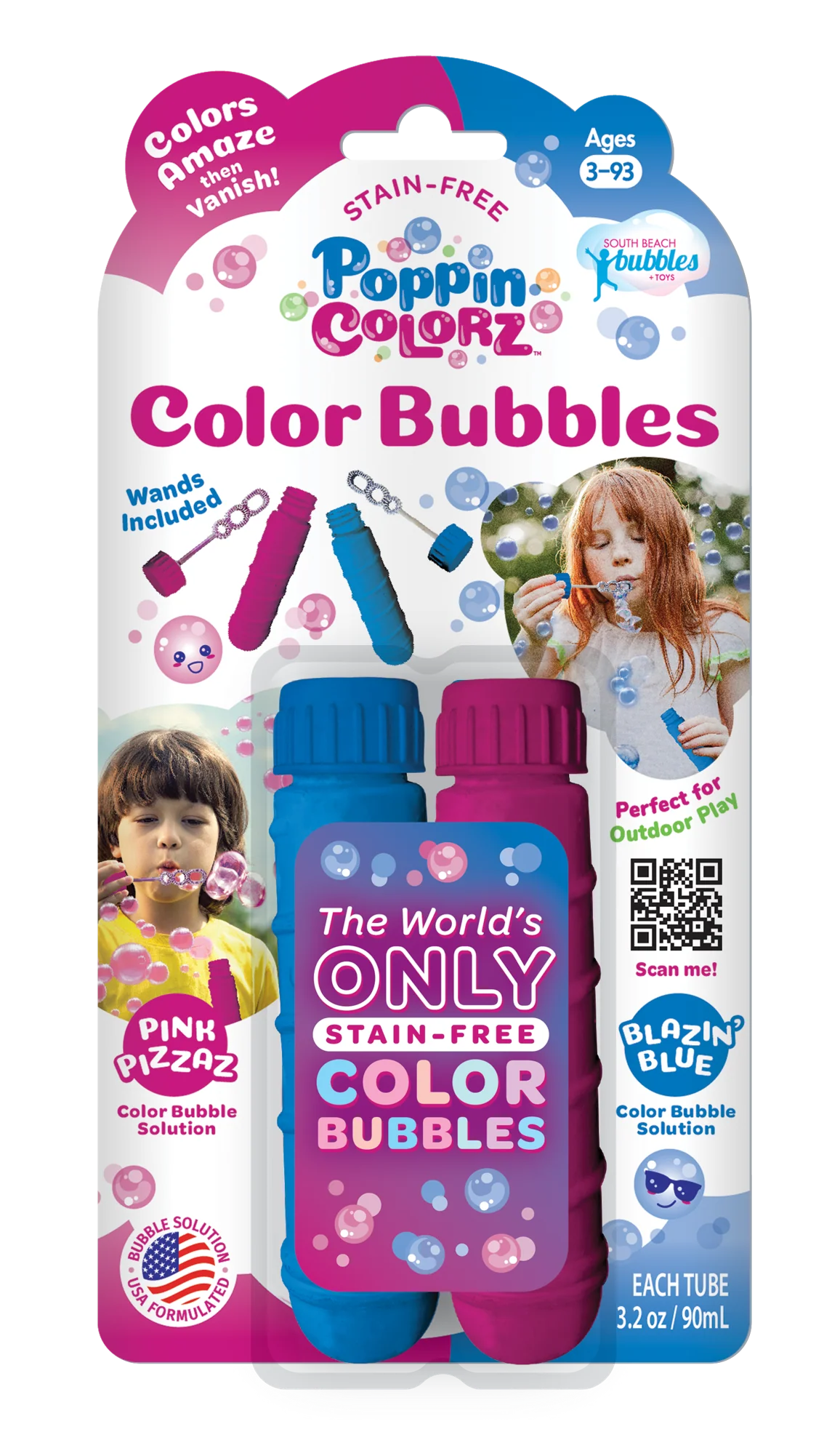Color Bubble Tubes Poppin Colorz SBBB26