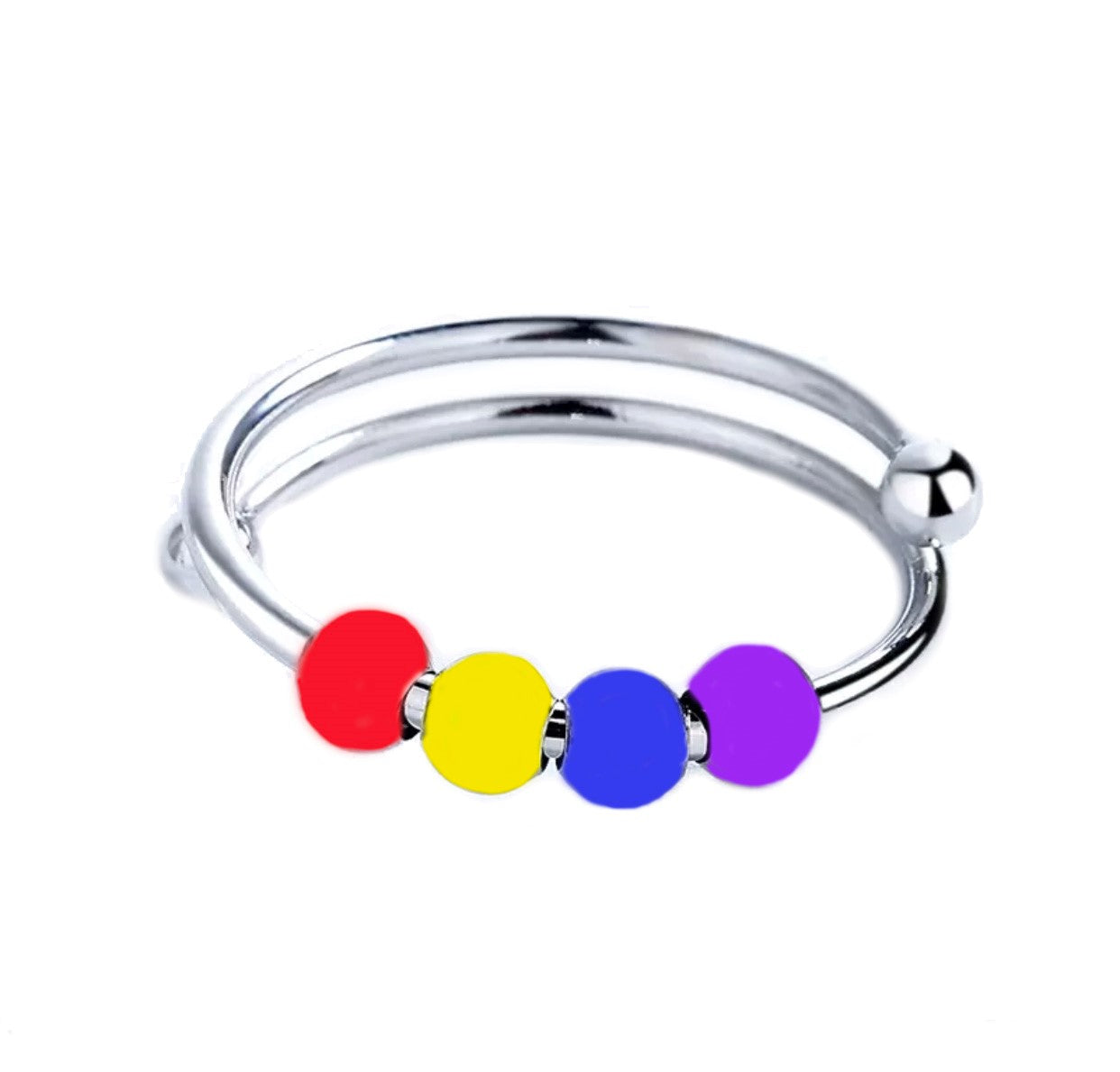 Fidgit Ring Rainbow 219