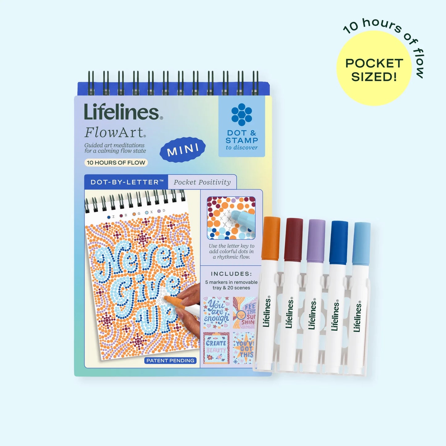 Pocket Positivity Mini Flow Art LFN26