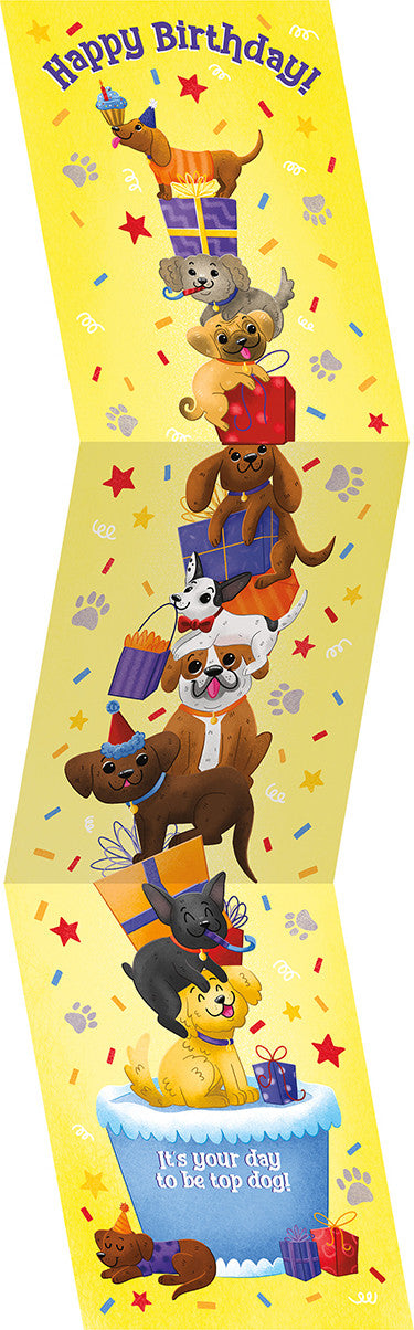 Be Top Dog Tri-Fold Card MIND26