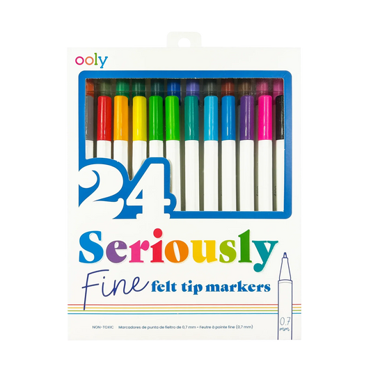 Seriously Fine Felt Tip Markers 24 Pack IAR26