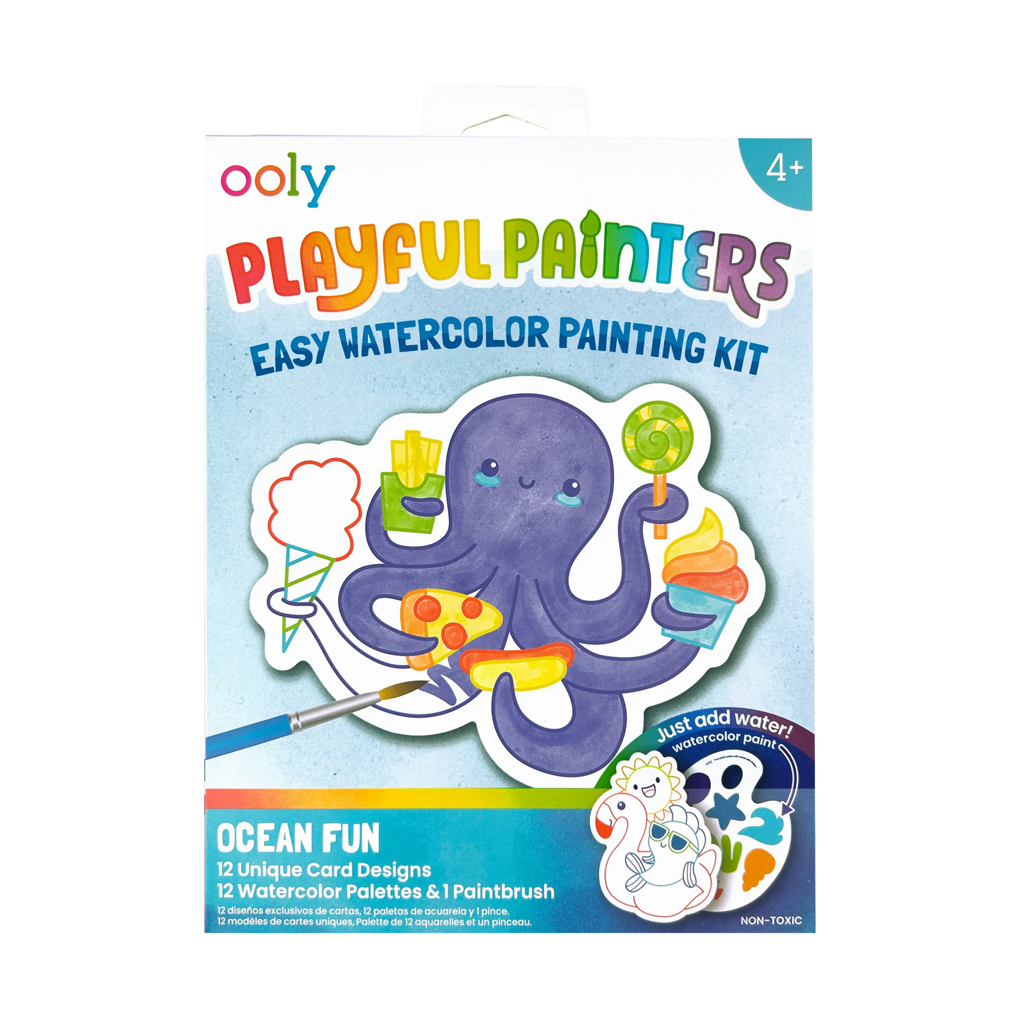Ocean Watercolor Cards Playful Painting Kit IAR26