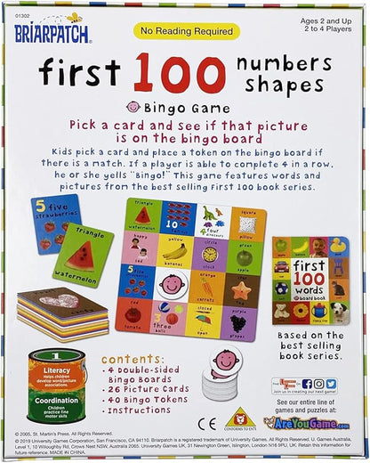 First 100 Numbers and Shapes UA25