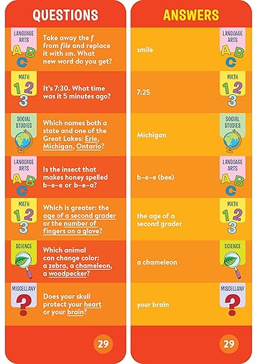 Brain Quest Smart Cards Grade 2 WH26