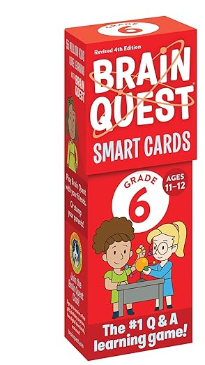 Brain Quest Smart Cards Grade 6 WH26