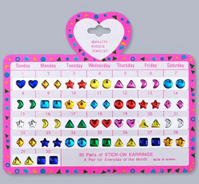 30 Day Stickon Earrings Assortment