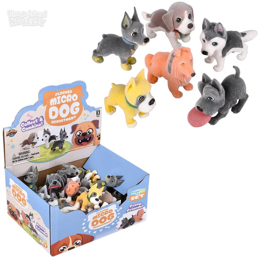 Dog Fuzzy Flocked Micro 01 Fidget TNR26