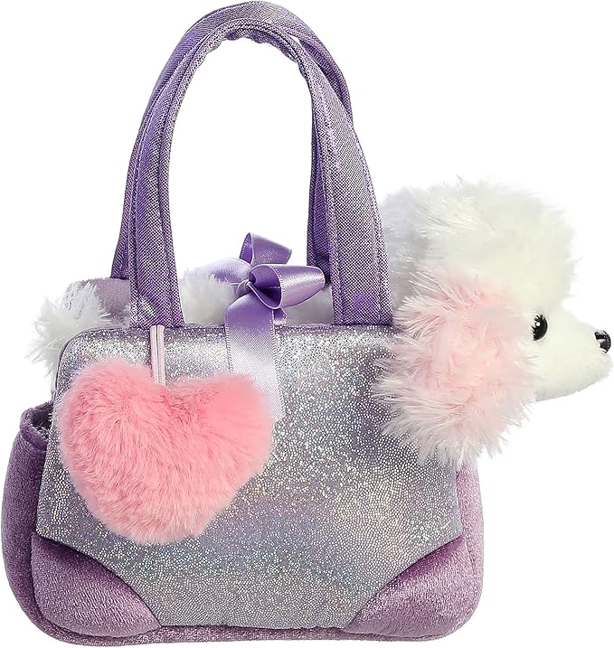 Purple Poodle Sparkle Purse 05 AA26