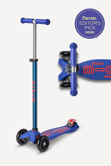 Blue Maxi LED Fold Scooter MUA26