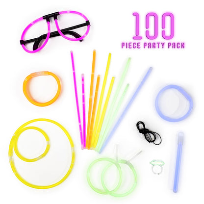 100 Pack Snap Glow Sticks DMM26