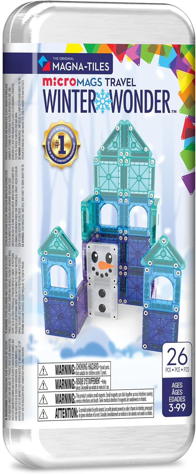 Winter Micromag Magnatiles 26pcs VAL26