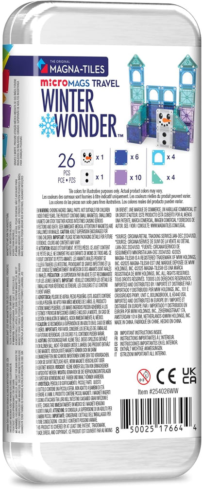 Winter Micromag Magnatiles 26pcs VAL26