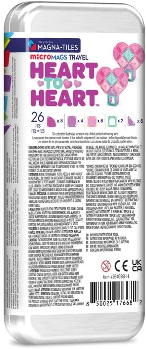 Heart Micromag Magnatiles VAL26