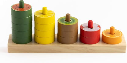 Stack & Count Fruit Wooden JCH26
