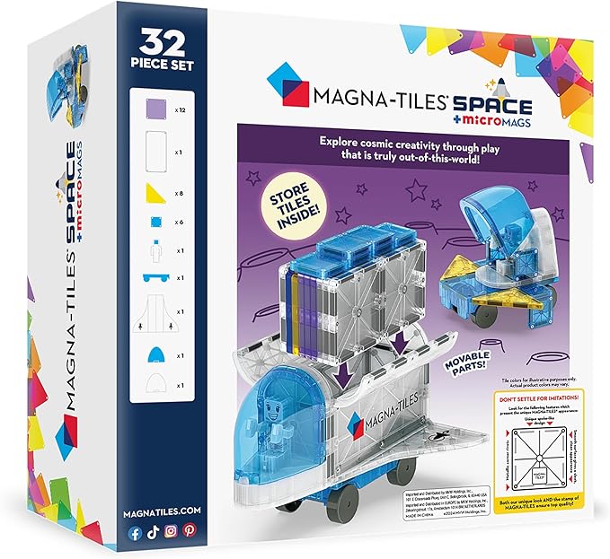Space Micromags Magnatiles 32pcs VAL26