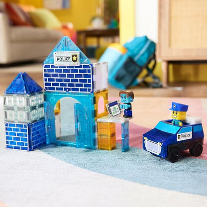 Police Station Magnatiles 25pcs - VAL25