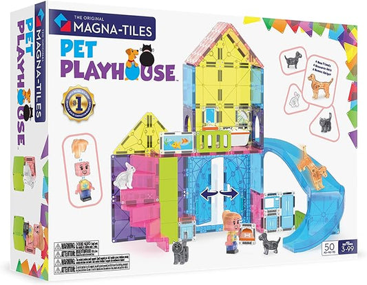 Pet Playhouse Magnatiles 50pcs - VAL26