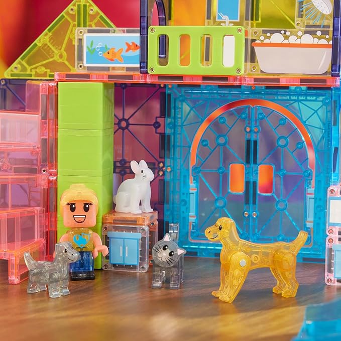 Pet Playhouse Magnatiles 50pcs VAL25