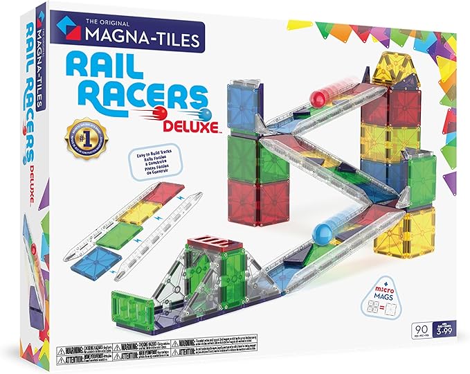 Rail Racers DLX Magnatiles 80pcs VAL26