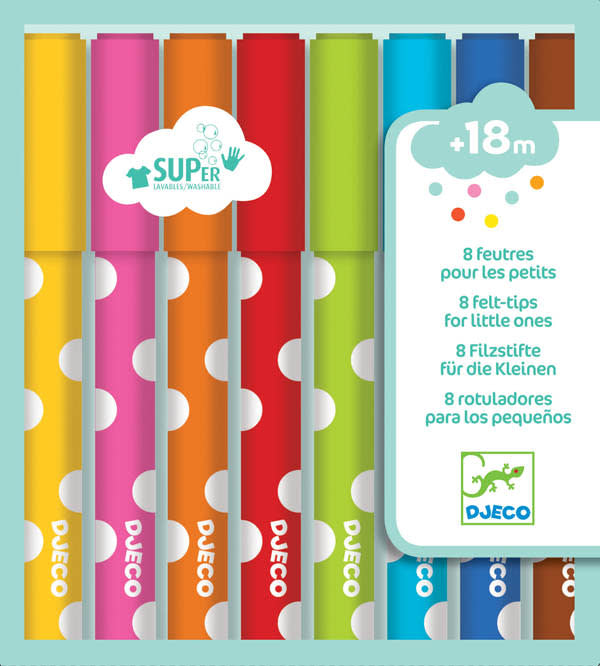 8 Felt Tips For Little Ones DJED24