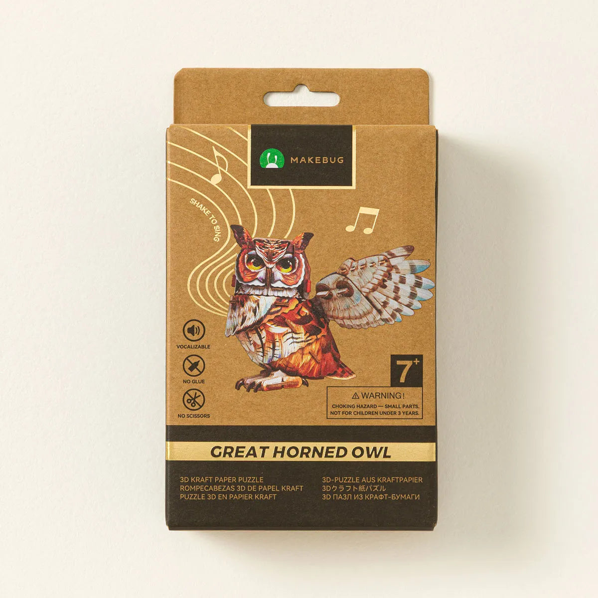 Great Horned Owl With Sound MakeBug MKB26