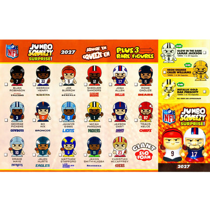 NFL S6 Jumbo Squeezymates PNL26