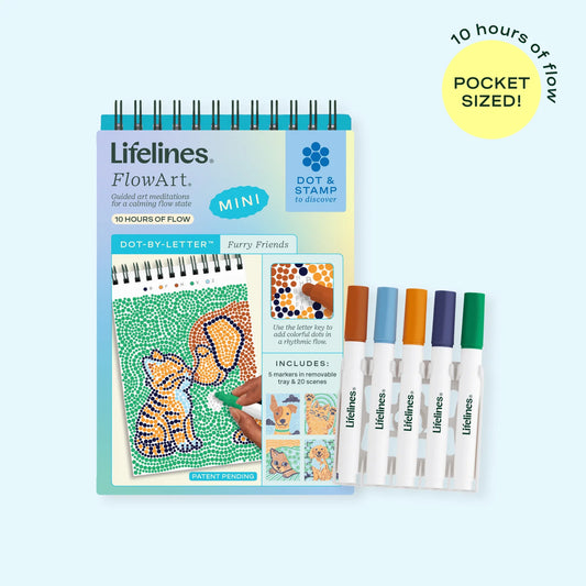 Furry Friends Mini Flow Art LFN26