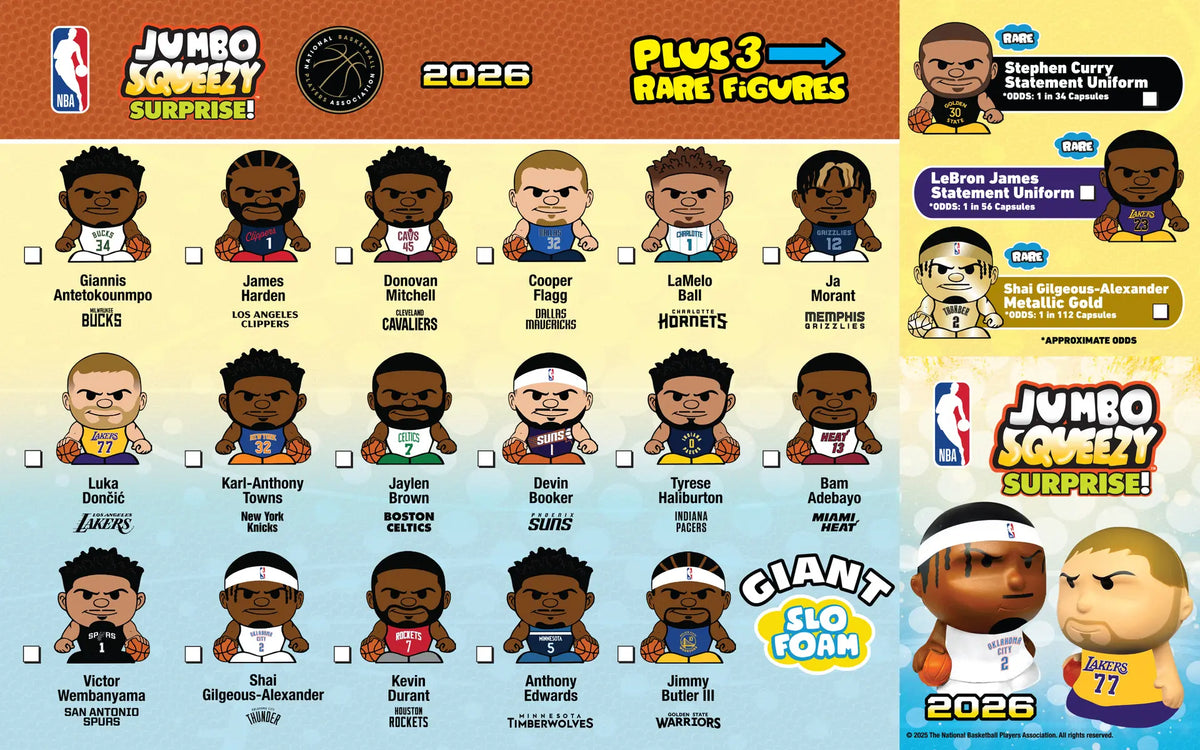 NBA S5 Jumbo Squeezymates PNL26