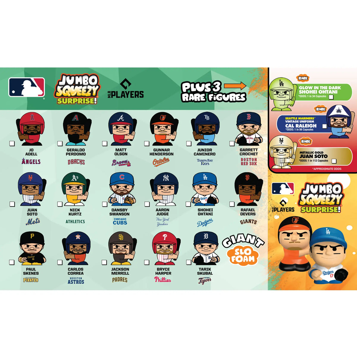 MLB S6 Jumbo Squeezymates PNL26
