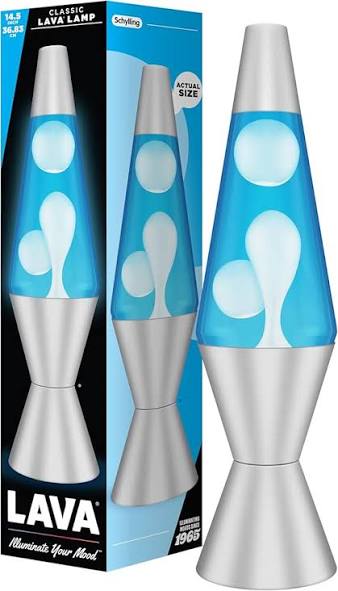 Blue White Lava Lamp SE25