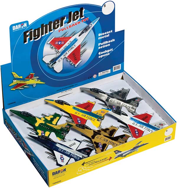 Military Jet Pull Back Diecast TNR26
