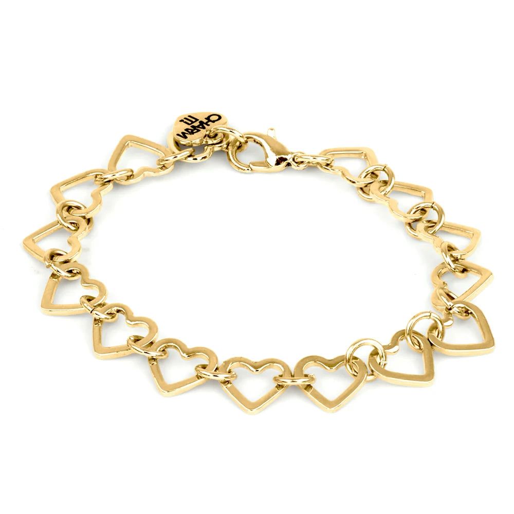 Gold Heart Bracelet HGT26
