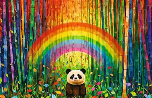 Bamboo Panda 200pc Puzzle RVB26