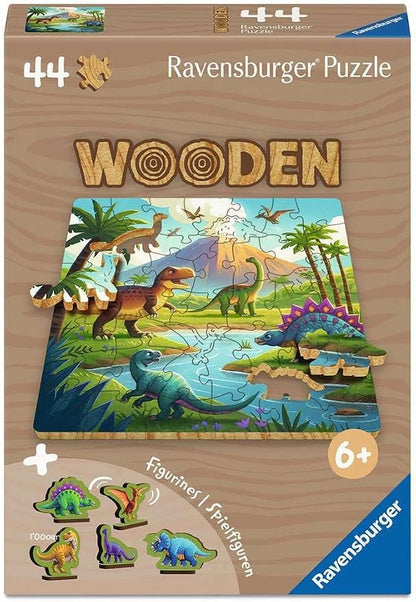Wooden Dinosaur 44pc Puzzle RVB26