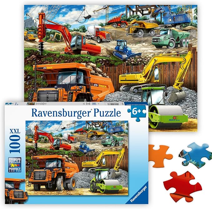 Vehicles Construction 100pc Puzzle RVB26