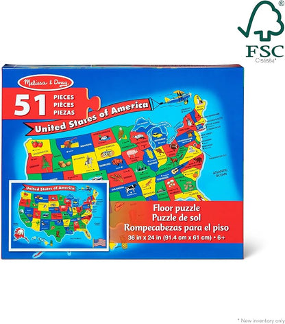 USA Floor Puzzle LJ26