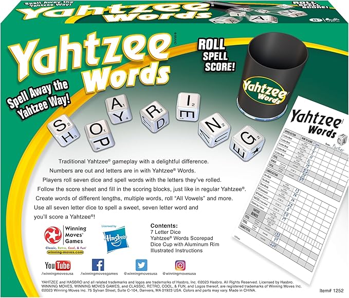 Yahtzee Words WIN26